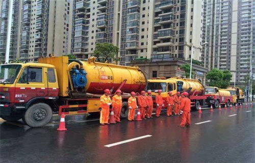 崖城镇市政管道清淤