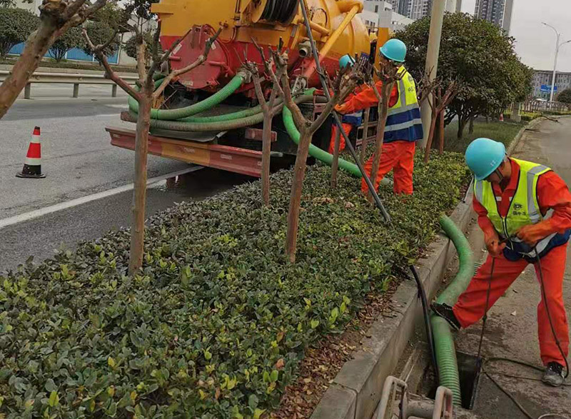 崖城镇市政管道清淤